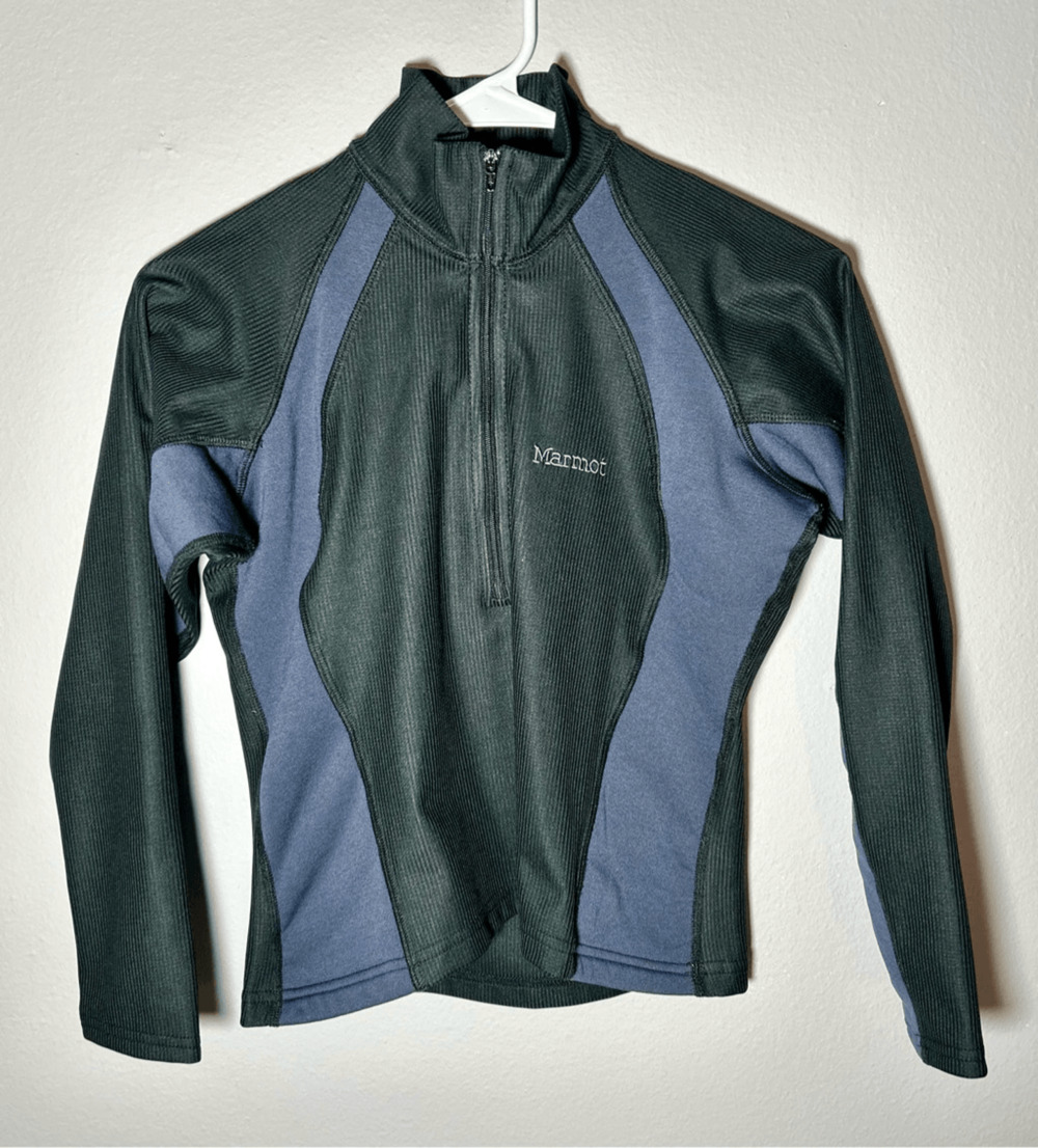 Marmot Windstopper N25 Women’s Teflon Blend 1/2 Zip Jacket Performance Sz XS